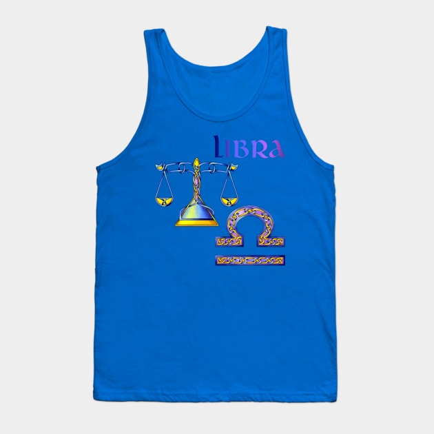 Libra Tank Top by KnotYourWorld4